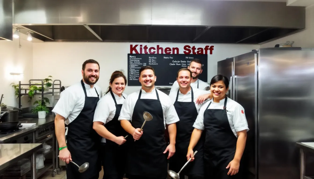 Kitchen staff image